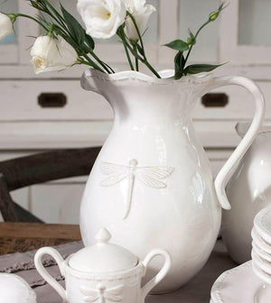 French Country Dragonfly Jug / Pitcher