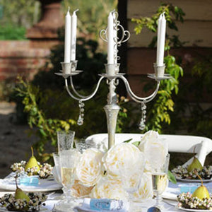 France Floral Etched Crystal Champagne Flutes - Set of 4