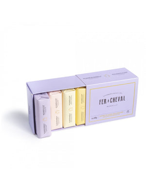 Fer à Cheval - Gift Box Set of 4 - 125g Gentle Perfumed Soaps