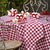 Provincial - Red Check Tablecloth - 150 x 150
