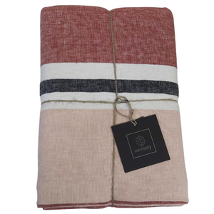 Trevise Linen Tablecloth Argile