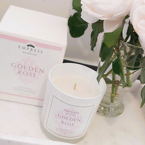Golden Rose Soy Candle