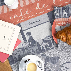 Tissage Moutet - Café de France Tea Towel
