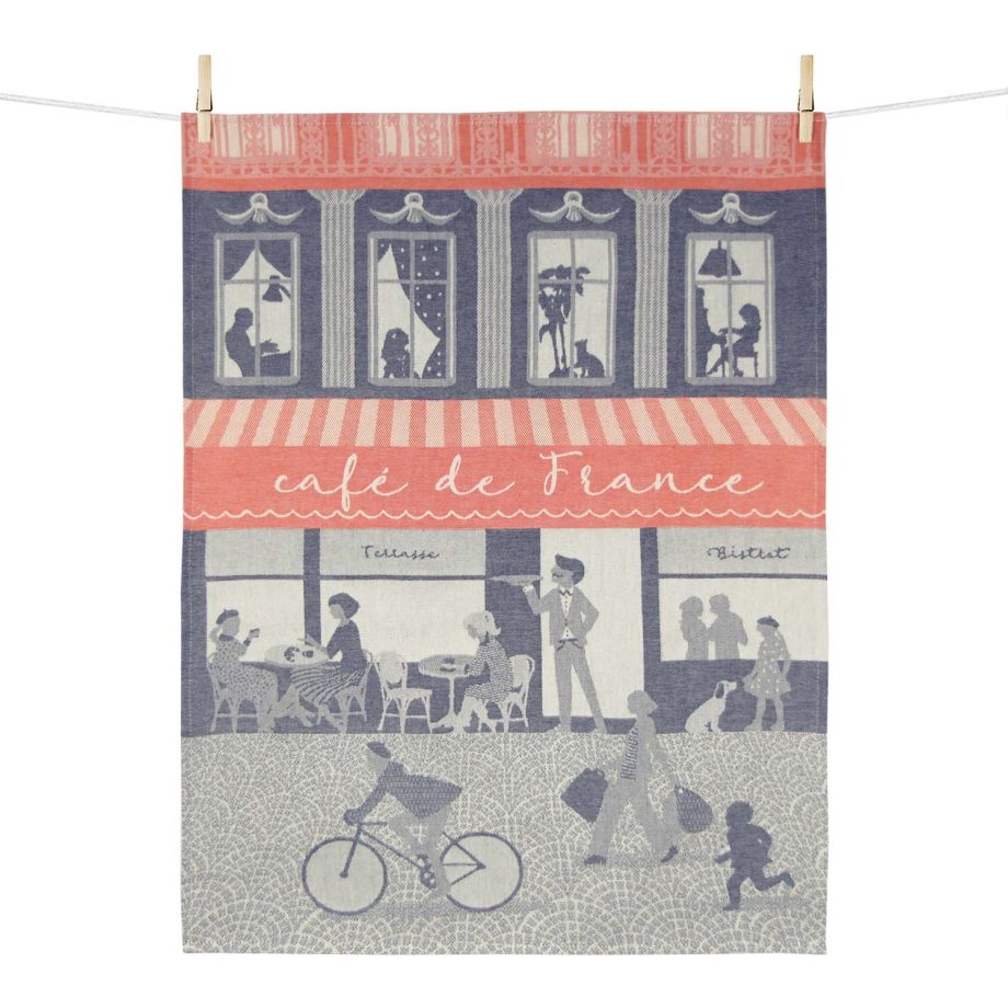 Tissage Moutet - Café de France Tea Towel