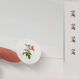 REDOUTÉ Rosa Centifolia Gift Stickers