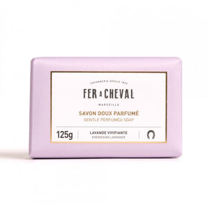Gentle Perfumed Soap Energising Lavender 125g - Fer à Cheval