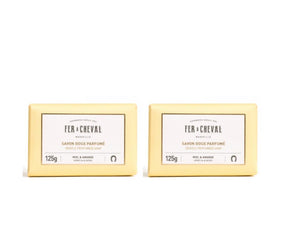 Gentle Perfumed Soap Honey & Almond 125g - Fer à Cheval