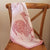 Le Coq Linen Jacquard Tea Towel - Light Red