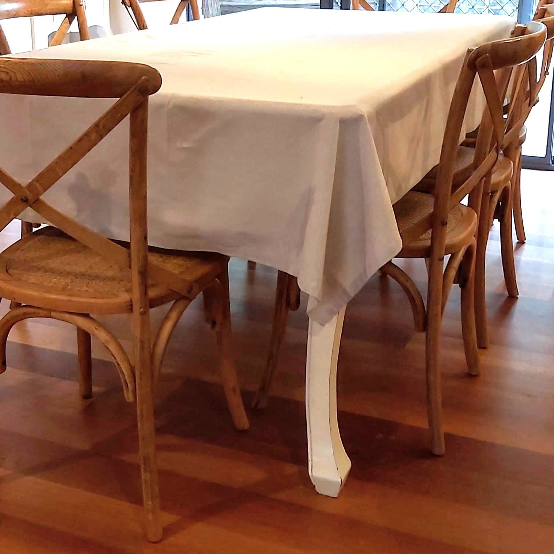 French Country Cotton Ecru Tablecloth