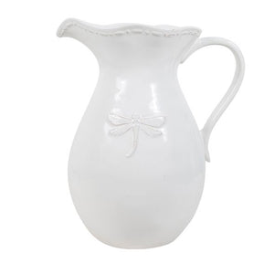 French Country Dragonfly Jug / Pitcher - Large