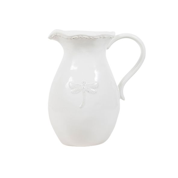 French Country Dragonfly Jug / Pitcher - Malmaison