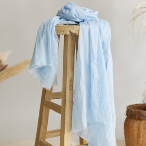 French Riviera Scarf Light Blue