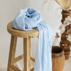 French Riviera Scarf Light Blue