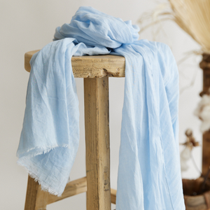 French Riviera Scarf - Light Blue