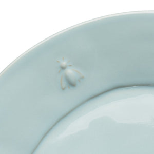 La Rochere - Bee Ceramic Dinner / Serving Plate - Bleu - SET OF 4