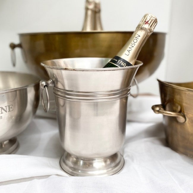Langres  - Champagne Bucket - Antique Pewter