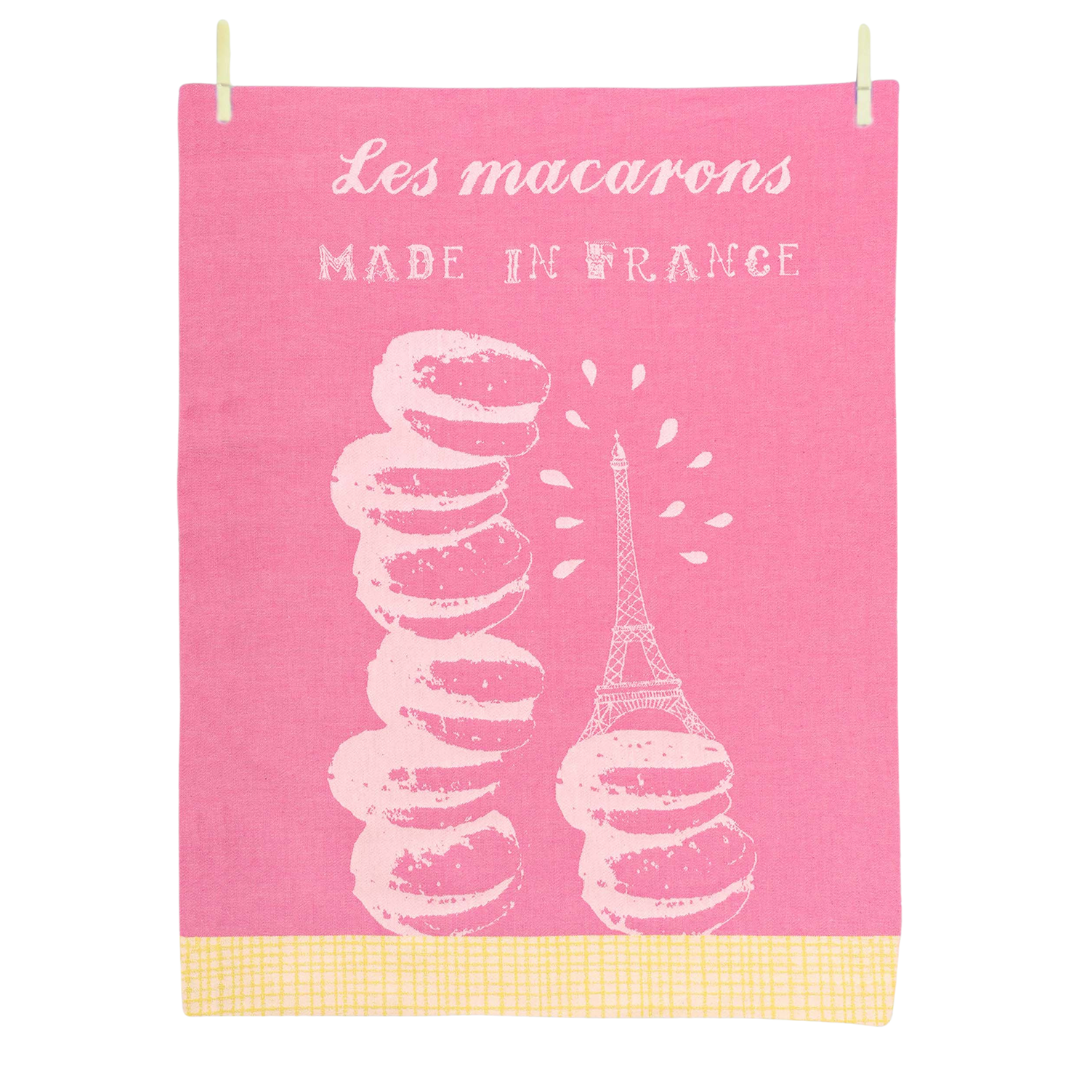 Tissage Moutet Les Macarons Tea Towel