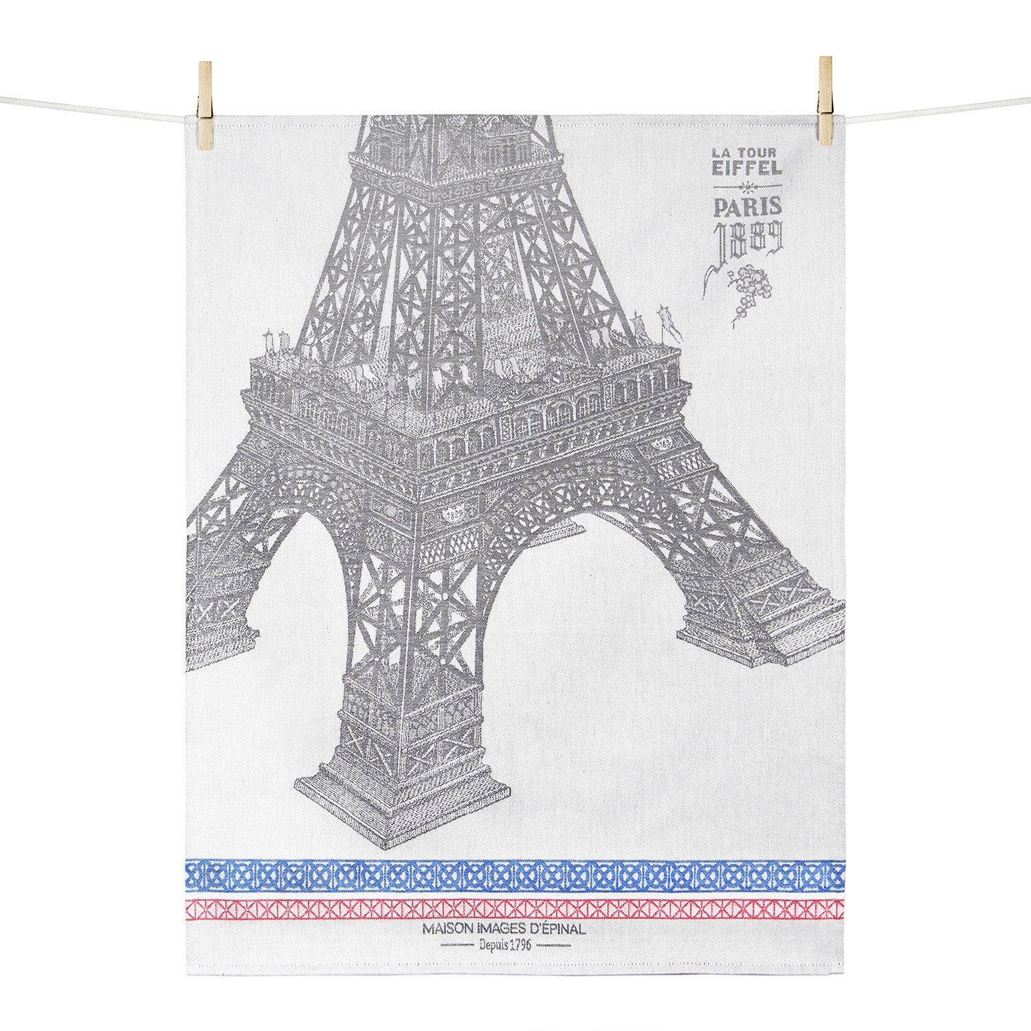 Tissage Moutet Tea Towel Paris 1889 D'Epinal