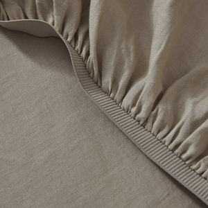 Weave 100% French Flax Linen Fitted Sheet