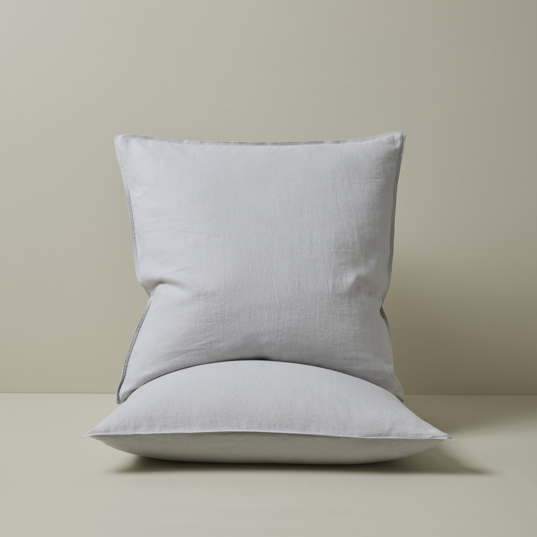 Weave 100% French Flax Linen European Pillow Case